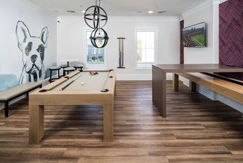 Billiards game room